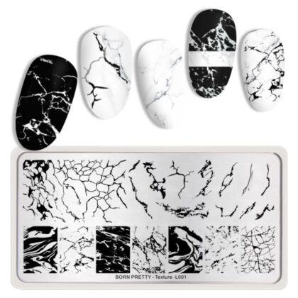 Plantilla de stamping Born Pretty Texture L001