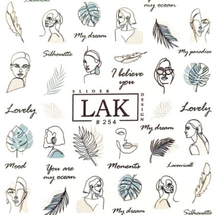 Water decal LAK 254