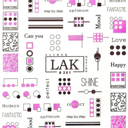 Water decal LAK 281