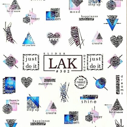 Water decal LAK 302