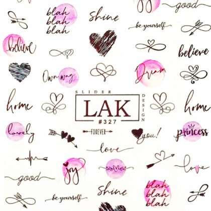 Water decal LAK 327