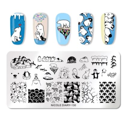 Plantilla de stamping Nicole Diary 130