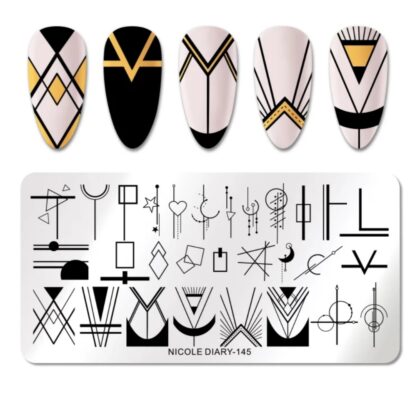 Plantilla de stamping Nicole Diary 145