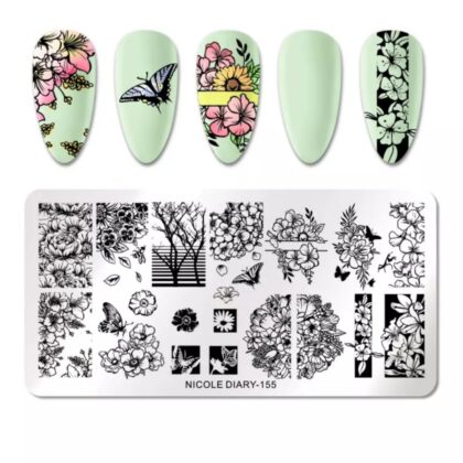 Plantilla de stamping Nicole Diary 155