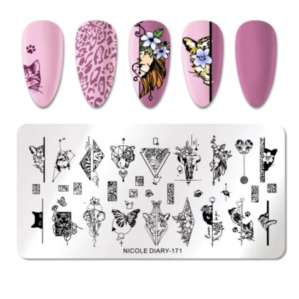 Plantilla de stamping Nicole Diary 171