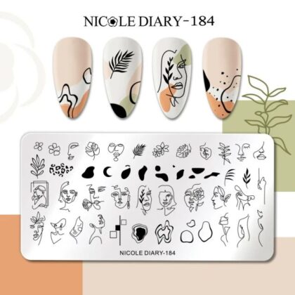 Plantilla de stamping Nicole Diary 184