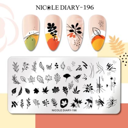 Plantilla de stamping Nicole Diary 196