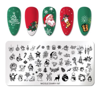 Plantilla de stamping Nicole Diary 197