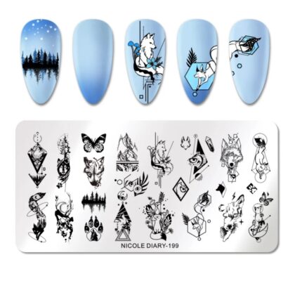 Plantilla de stamping Nicole Diary 199