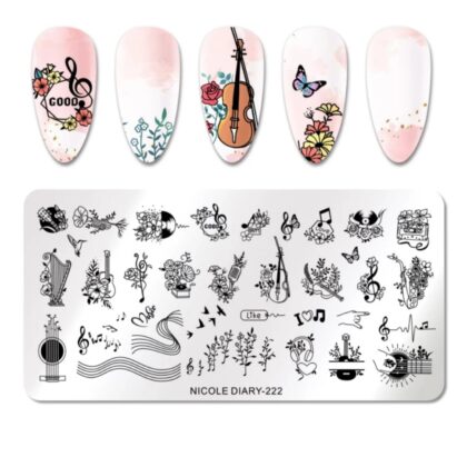 Plantilla de stamping Nicole Diary 222