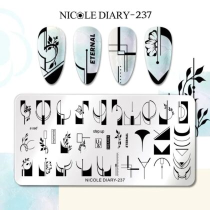 Plantilla de stamping Nicole Diary 237
