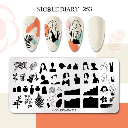 Plantilla de stamping Nicole Diary 253