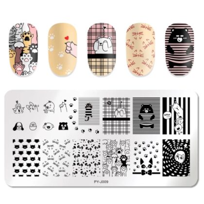 Plantilla de stamping Pict You J009