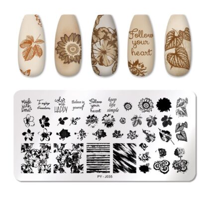 Plantilla de stamping Pict You J035