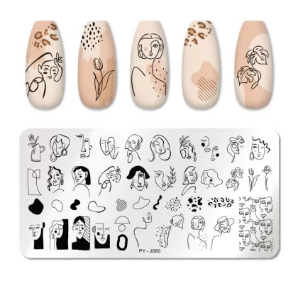Plantilla de stamping Pict You J060