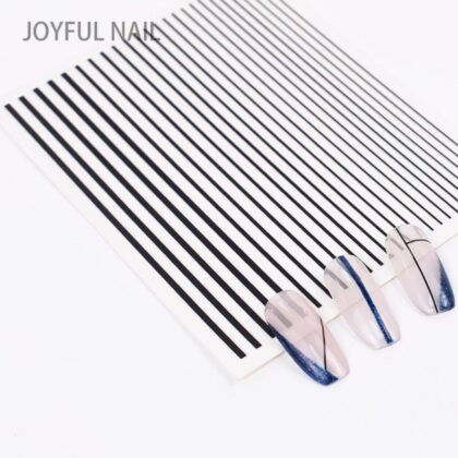 Sticker J Líneas negras