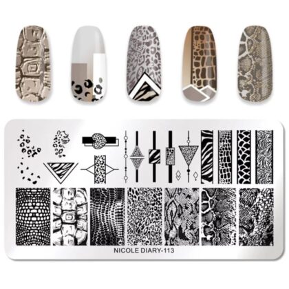 Plantilla de stamping Nicole Diary 113