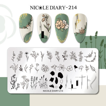 Plantilla de stamping Nicole Diary 214