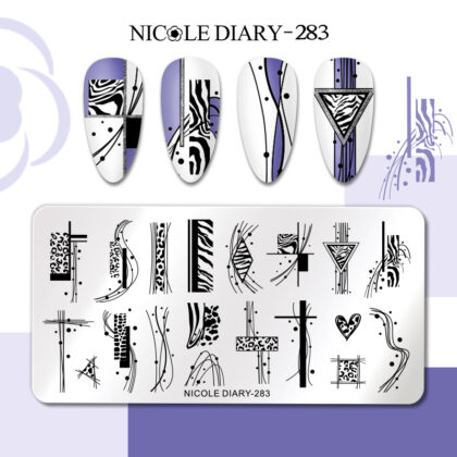 Plantilla de stamping Nicole Diary 283