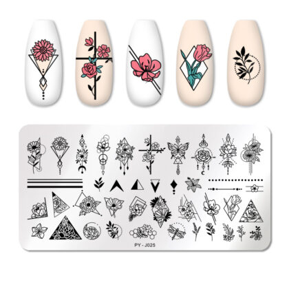 Plantilla de stamping Pict You J025