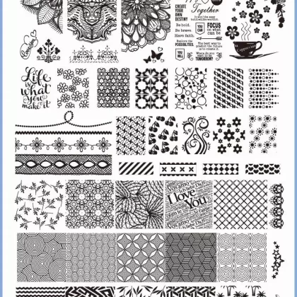 Plantilla stamping B06