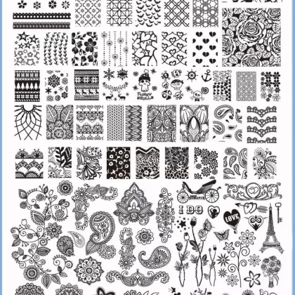 Plantilla stamping B12