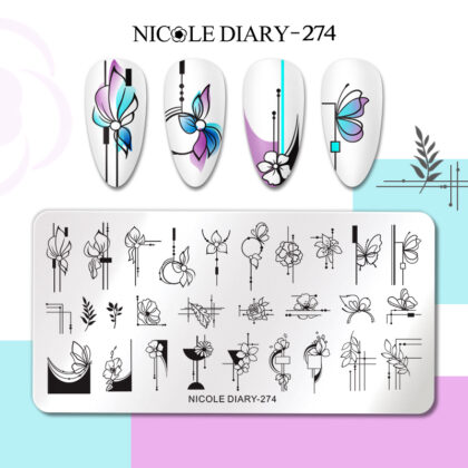 Plantilla de stamping Nicole Diary 274